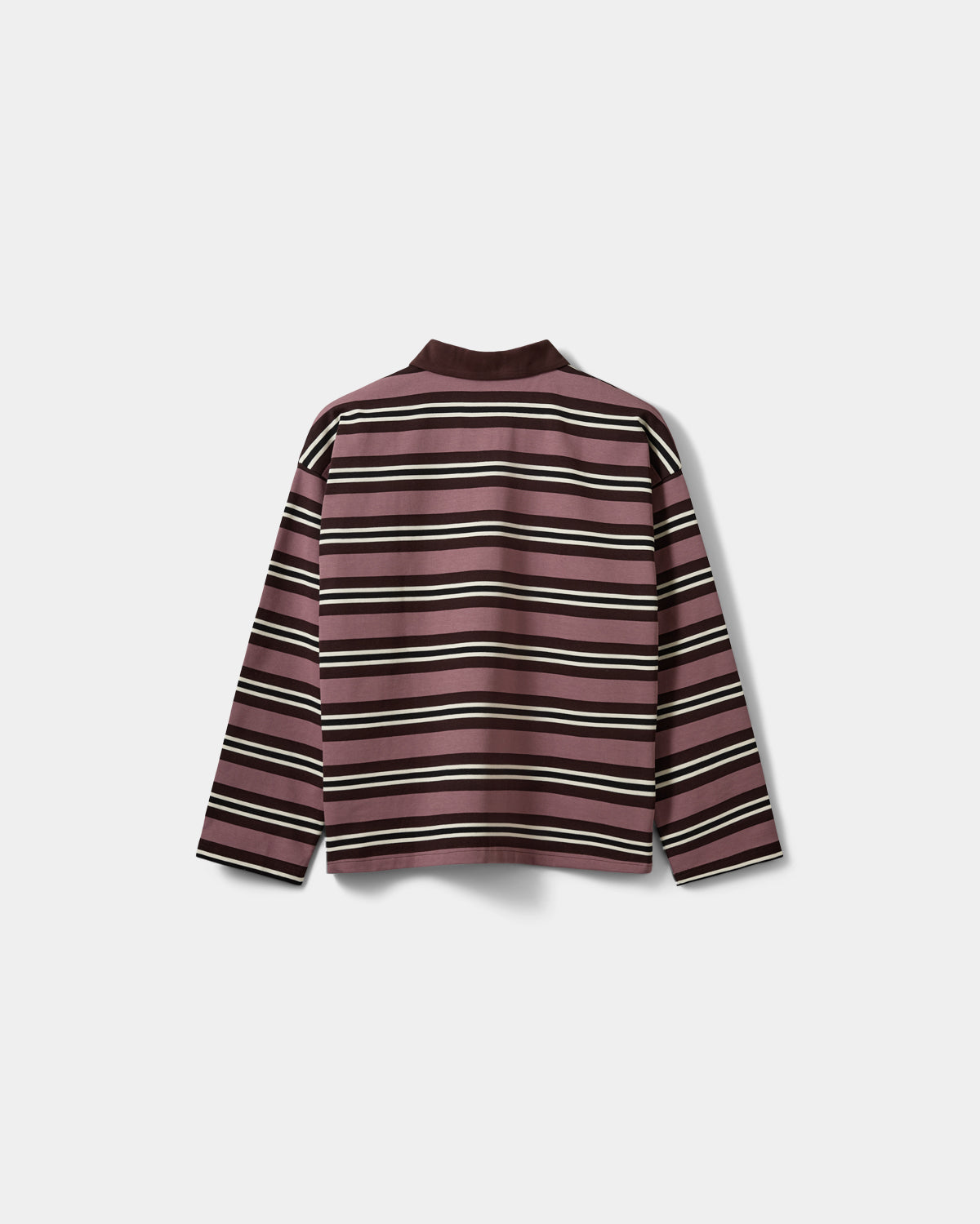 Sofie Schnoor WOMEN PRIASW STRIPET POLO T-shirt lang ærmet 7168 Dark Plum