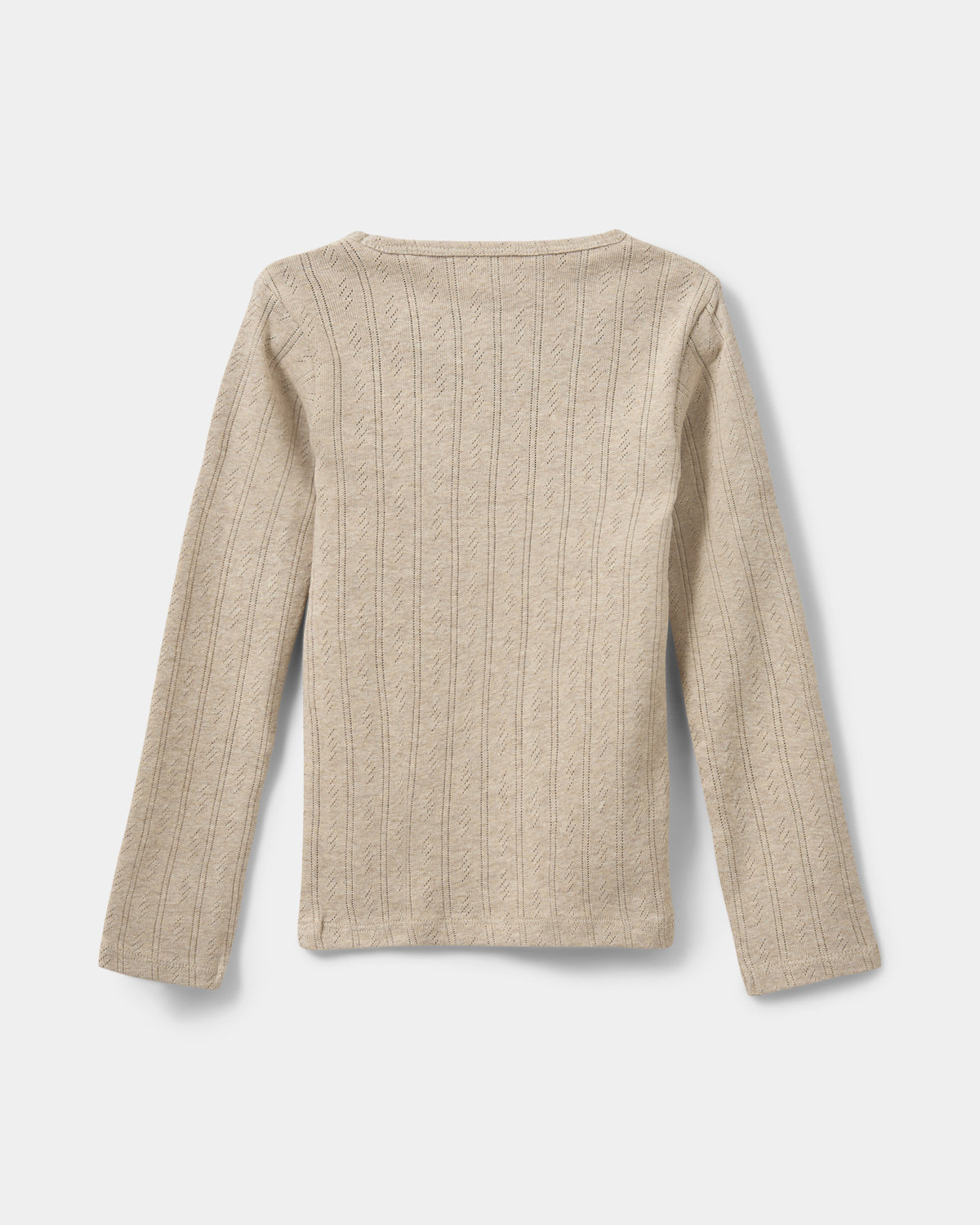 Sofie Schnoor KIDS PETRICIASY POINTELLE LONGSLEEVE TEE T-shirt Long Sleeve 7015 Beige