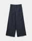 REINESW WIDE LEG TROUSERS - Navy