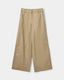 REINESW WIDE LEG TROUSERS - Dark sand