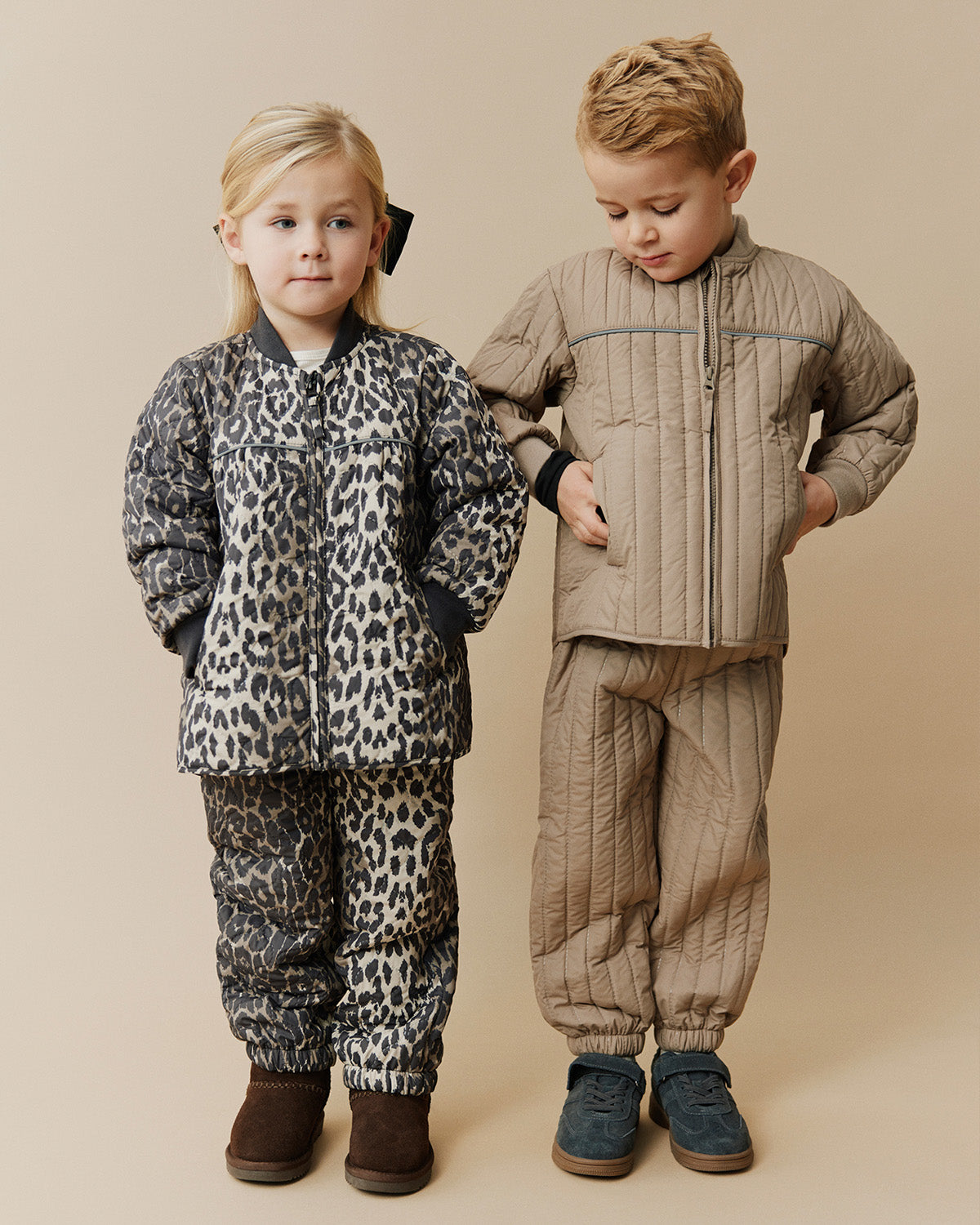 Sofie Schnoor KIDS RICHOSK THERMO TROUSERS Thermo pants 7143 Desert Taupe