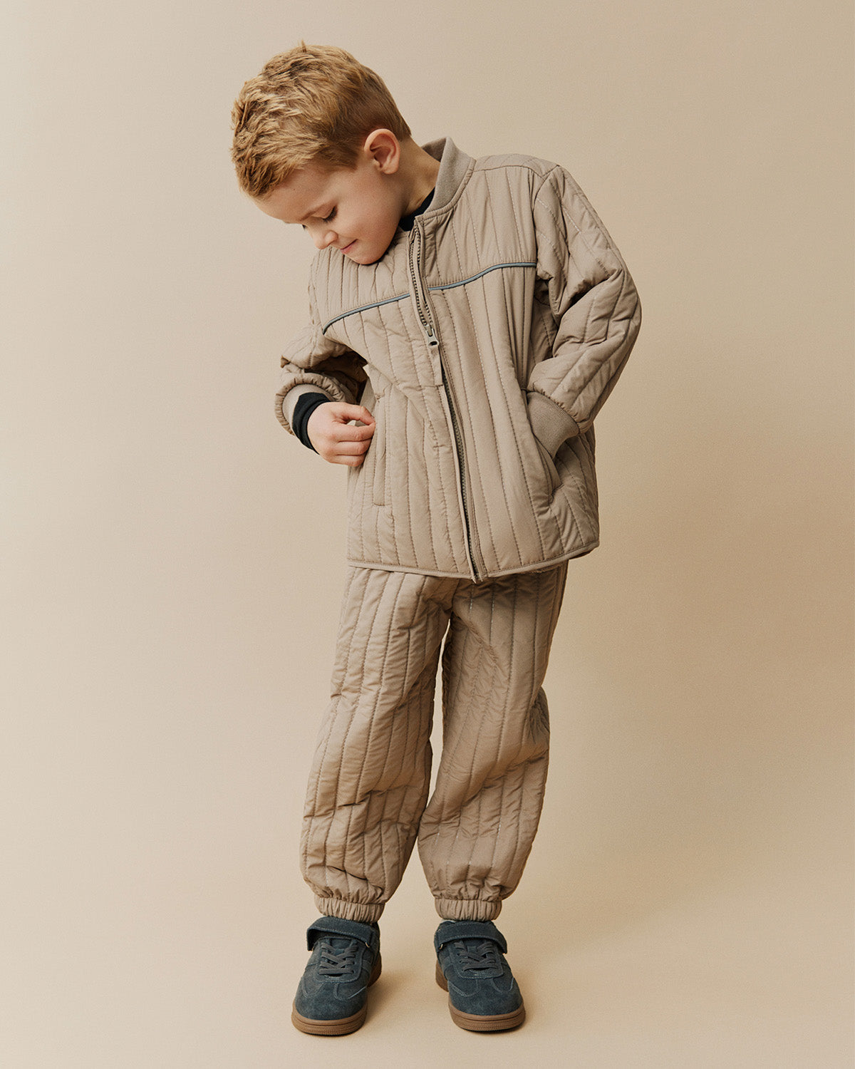 Sofie Schnoor KIDS RICHOSK THERMO TROUSERS Thermo pants 7143 Desert Taupe