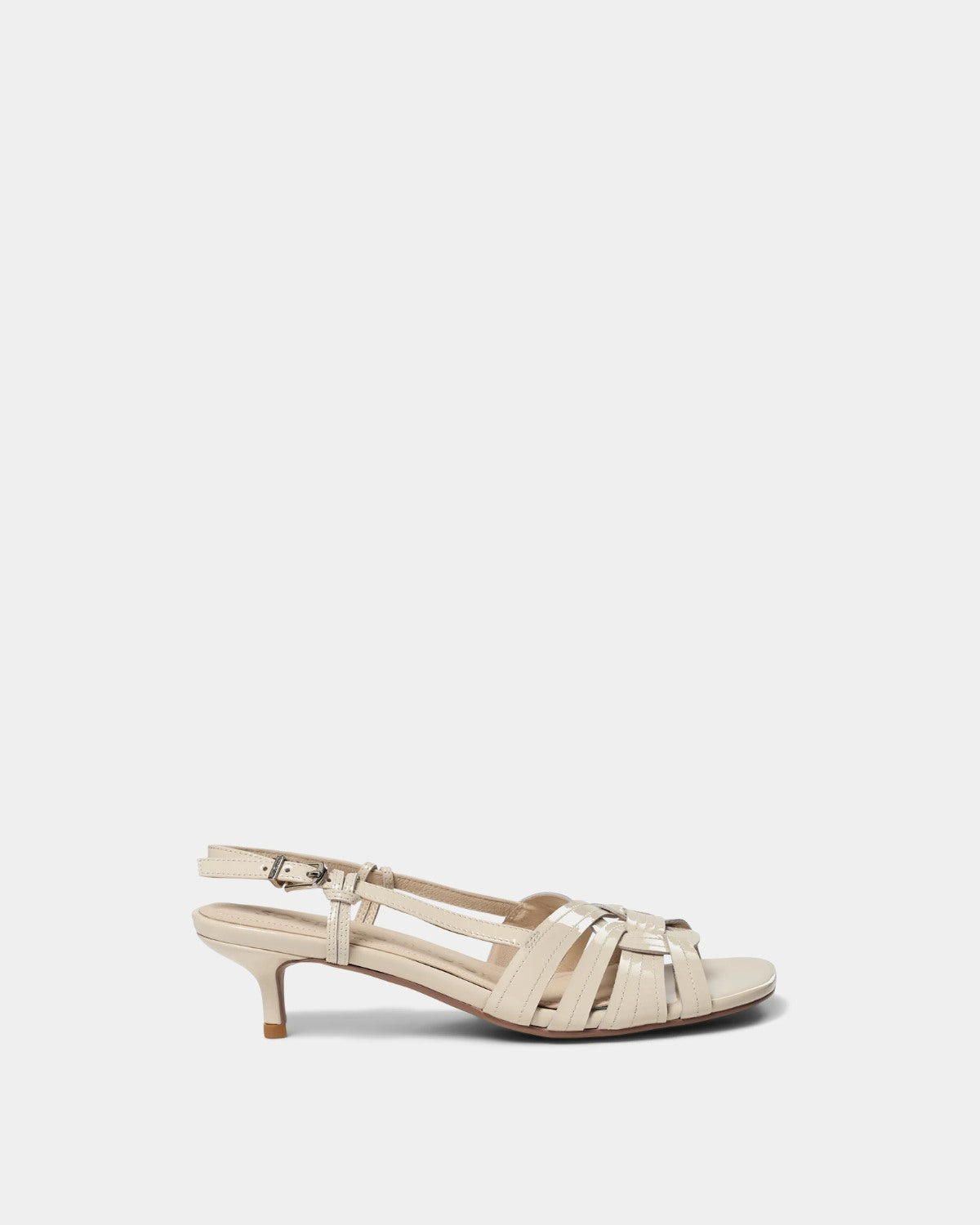 Sofie Schnoor WOMEN ROSALINDSW PATENTLÆDER SKO Sko med hæl 0101 Off white