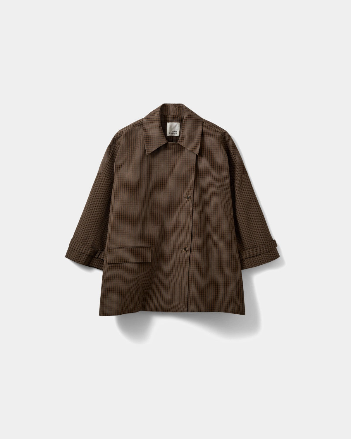 Sofie Schnoor WOMEN SELINASW OVERSIZED FRAKKE Jakke 9007 Brown check