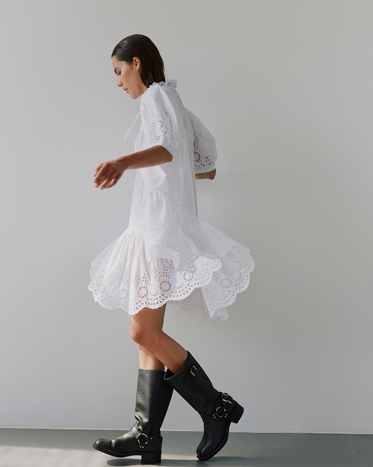 Sofie Schnoor WOMEN SIBBASW KJOLE Kjole 0124 Snow white