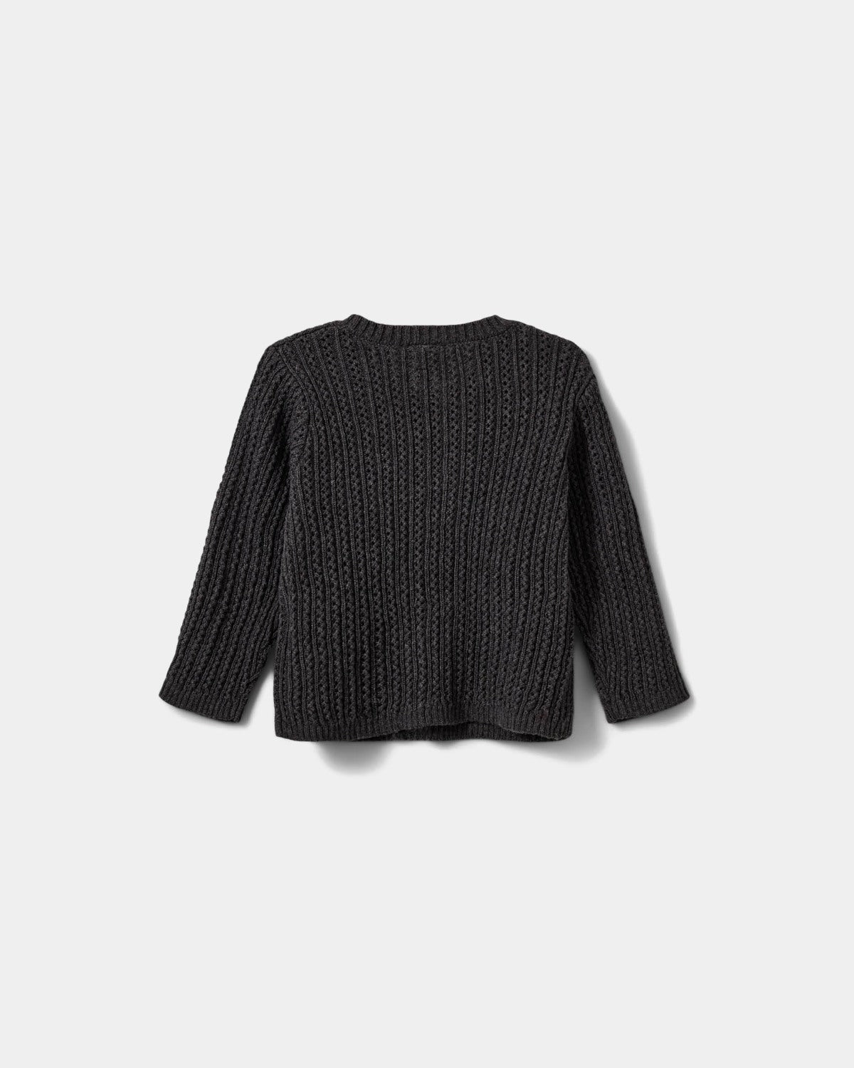 Sofie Schnoor KIDS SKYLARKB CARDIGAN Cardigan 8011 Dark grey melange