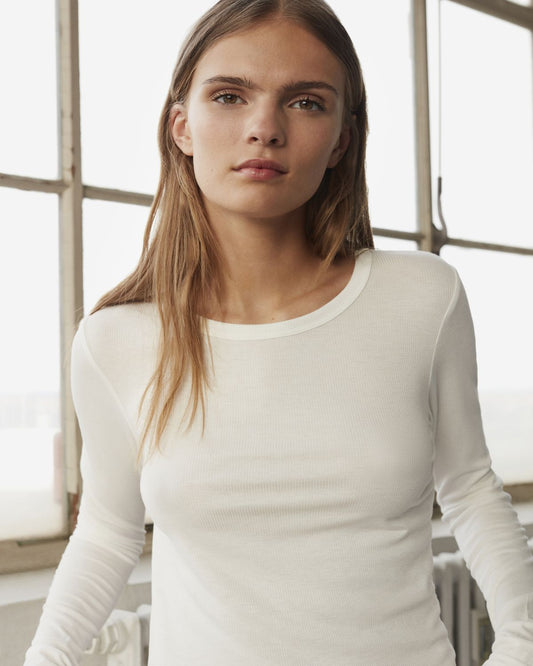 SNOS243-T-shirt long-sleeve-White