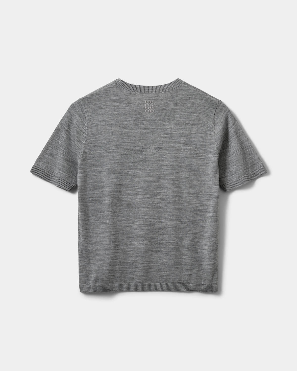Sofie Schnoor WOMEN SORELLASW SHORT SLEEVE KNIT BLOUSE Bluse 8000 Grey Melange