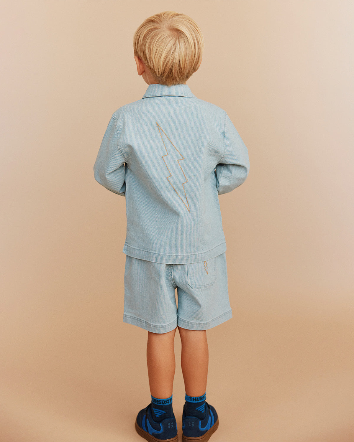 Sofie Schnoor KIDS STORMSK SHORTS Shorts 5123 Blue denim Stripe