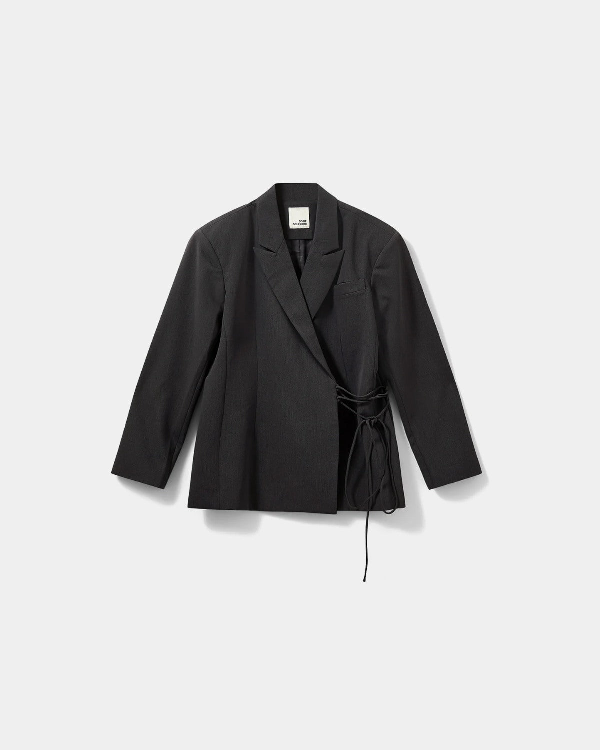Sofie Schnoor WOMEN SUSSIESW BLAZER MED BINDEBÅND Blazer 8008 Dark grey