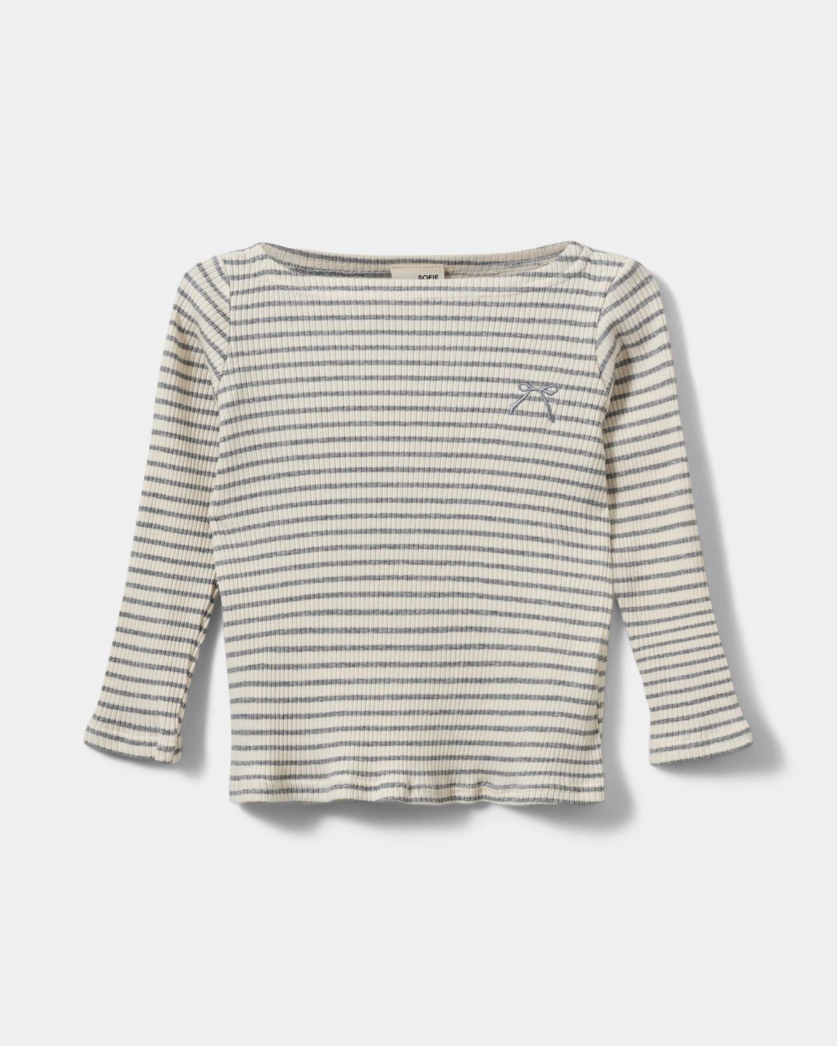 Sofie Schnoor KIDS StephieKB T-shirt langt ærme T-shirt lang ærmet 8048 Grey Striped