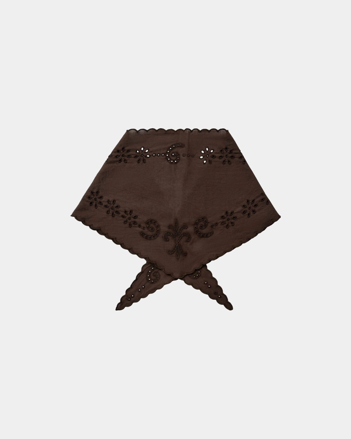 Sofie Schnoor YOUNG THEASY SCARF Tørklæde 7080 Dark brown