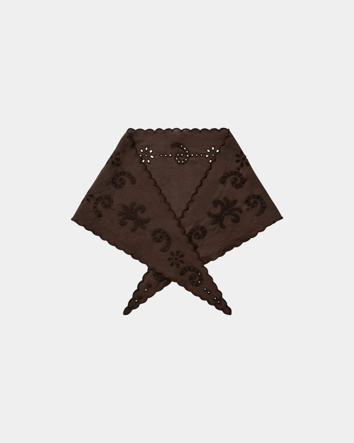 Sofie Schnoor YOUNG THEASY SCARF Tørklæde 7080 Dark brown