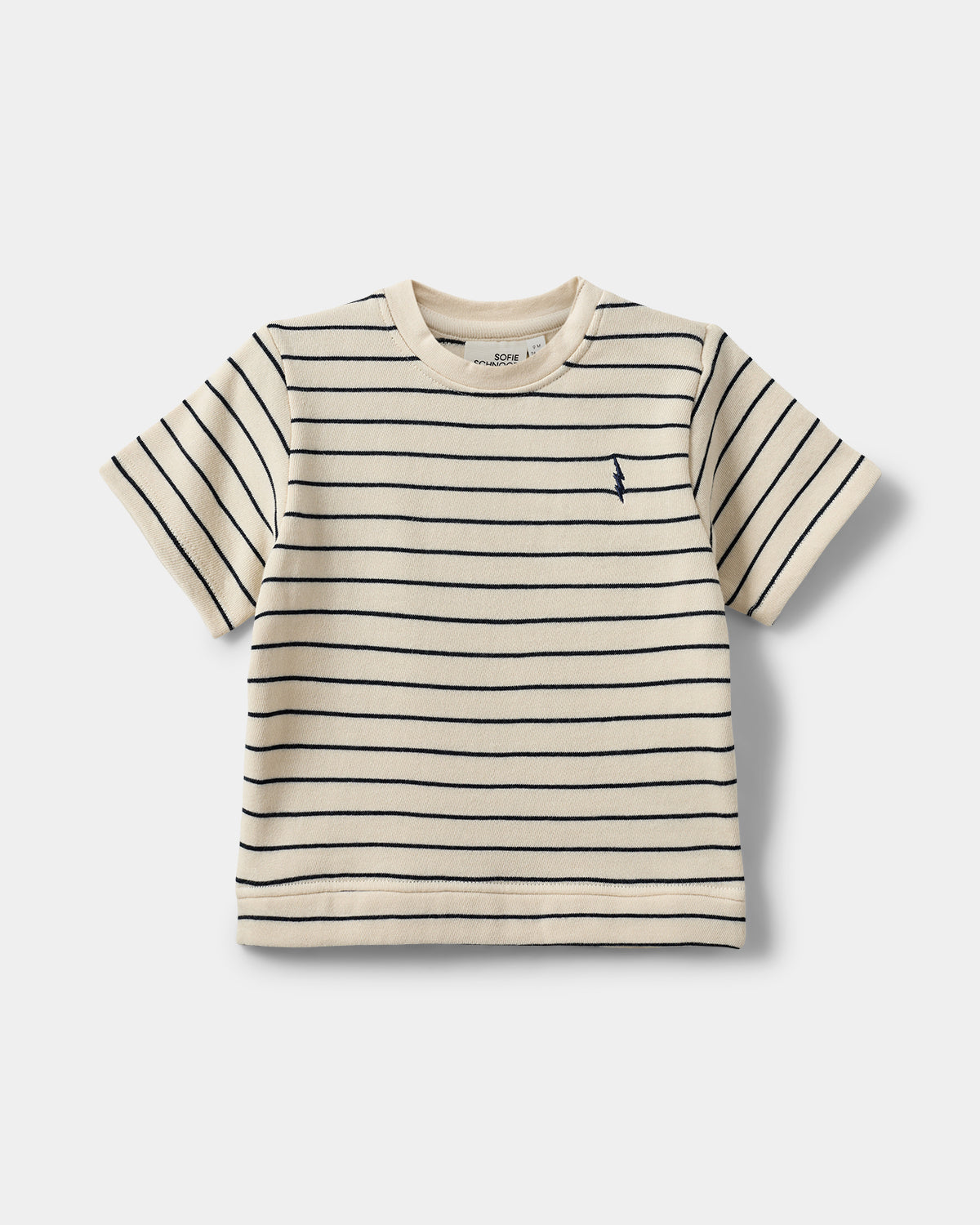 Sofie Schnoor BABY THEISSB T-SHIRT T-shirt 0149 Antique White w Blue