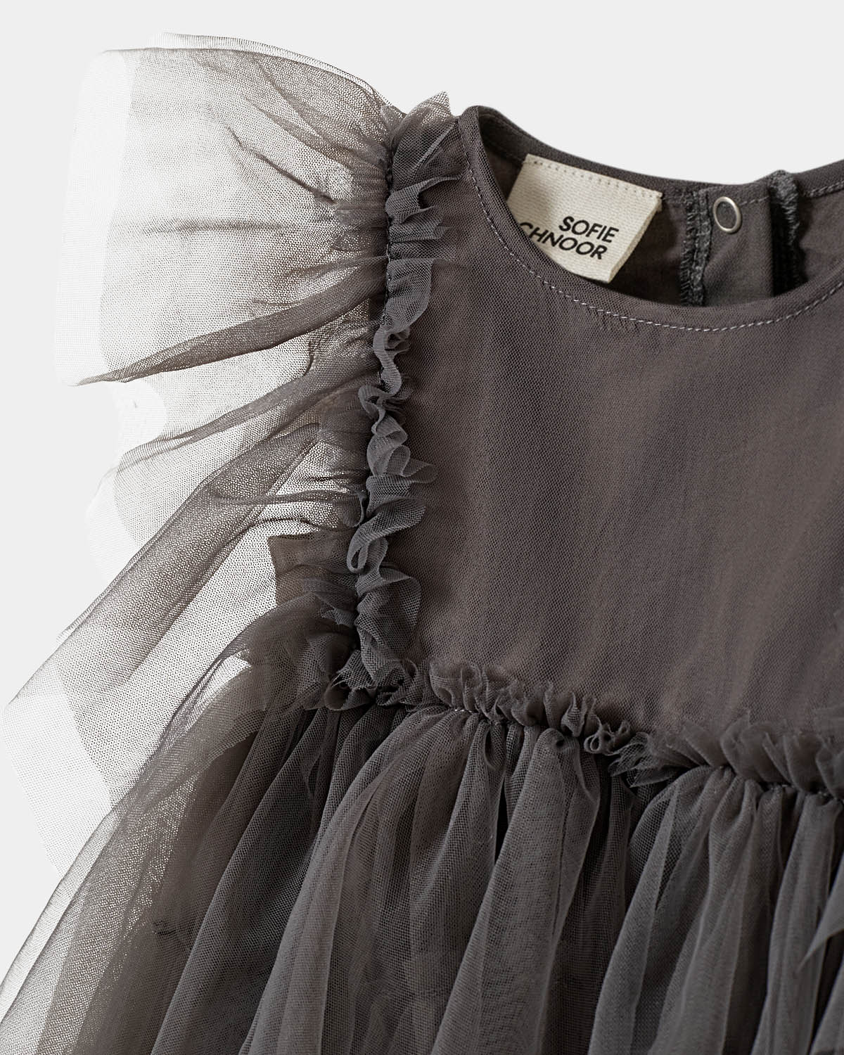 Sofie Schnoor KIDS THERESSAKB KJOLE Kjole 8006 Grey