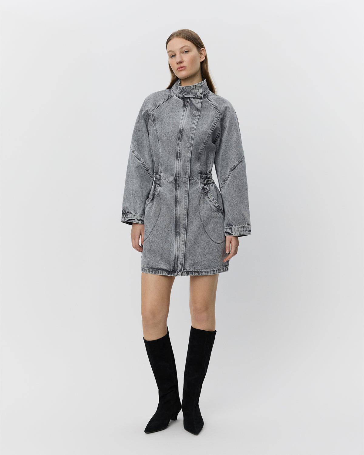 Sofie Schnoor WOMEN THILISW KJOLE Kjole 8052 Stone Grey