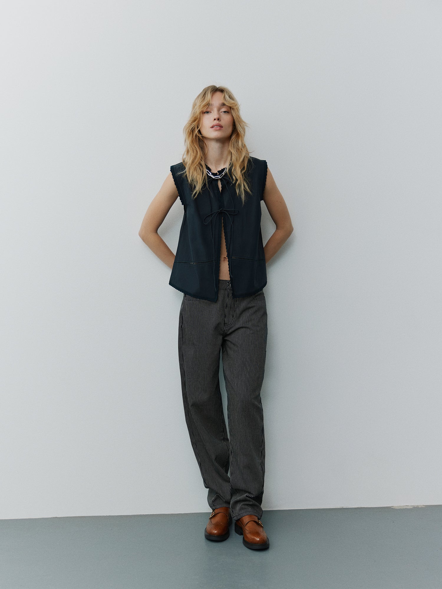 Sofie Schnoor WOMEN TOKYOSW JEANS Jeans 8051 Dark Grey Striped