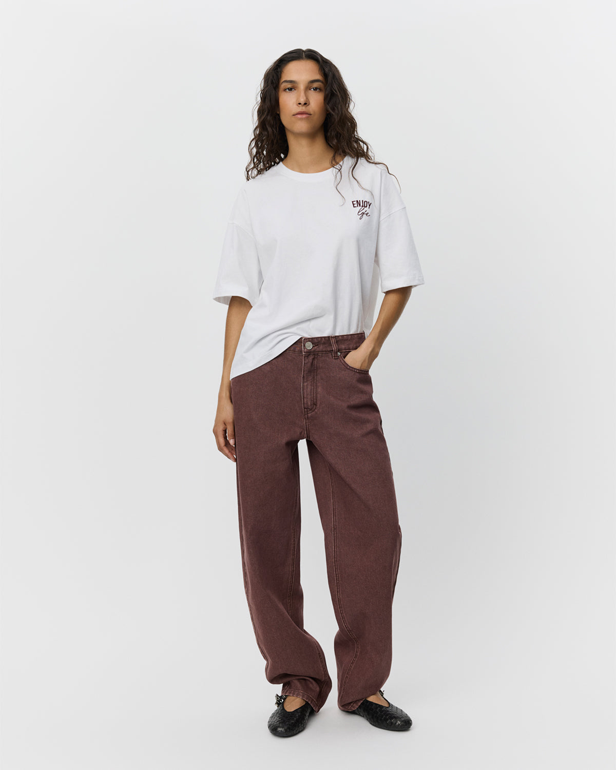 Sofie Schnoor WOMEN TOKYOSW JEANS Jeans 4067 Burgundy