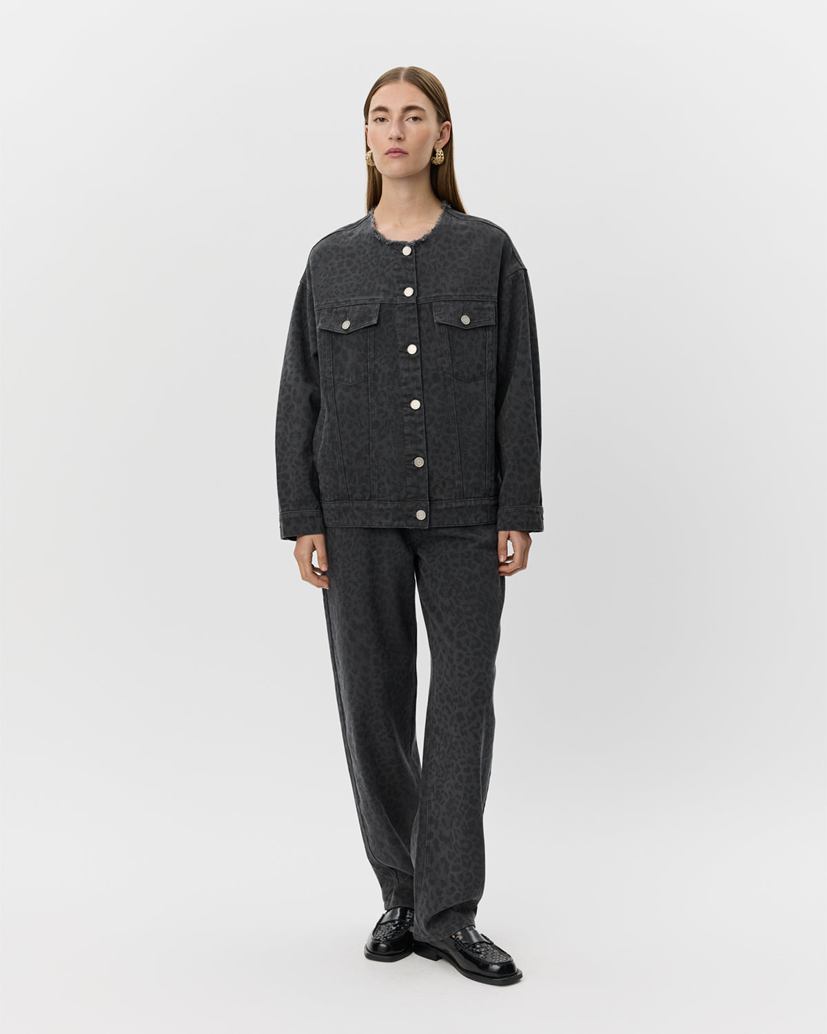 Sofie Schnoor WOMEN TOKYOSW JEANS Jeans 9085 Grey leopard