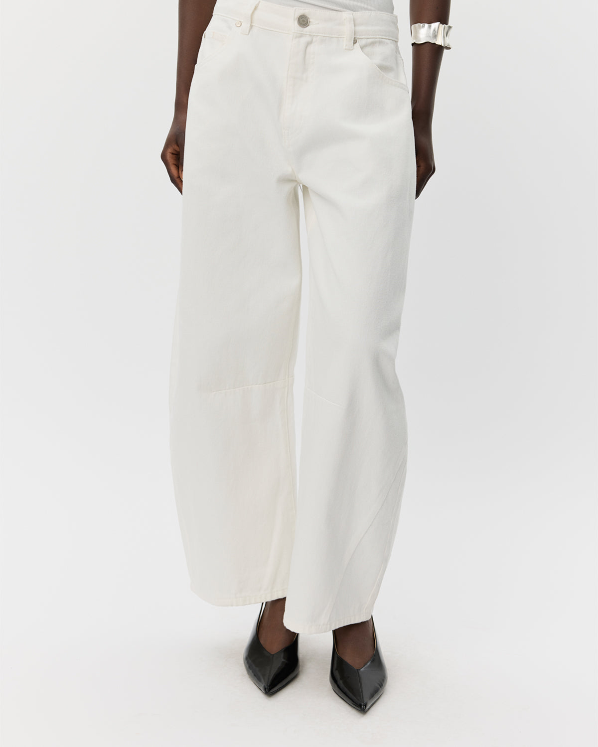 Sofie Schnoor WOMEN TOMARSW TROUSERS Jeans 0108 Off White