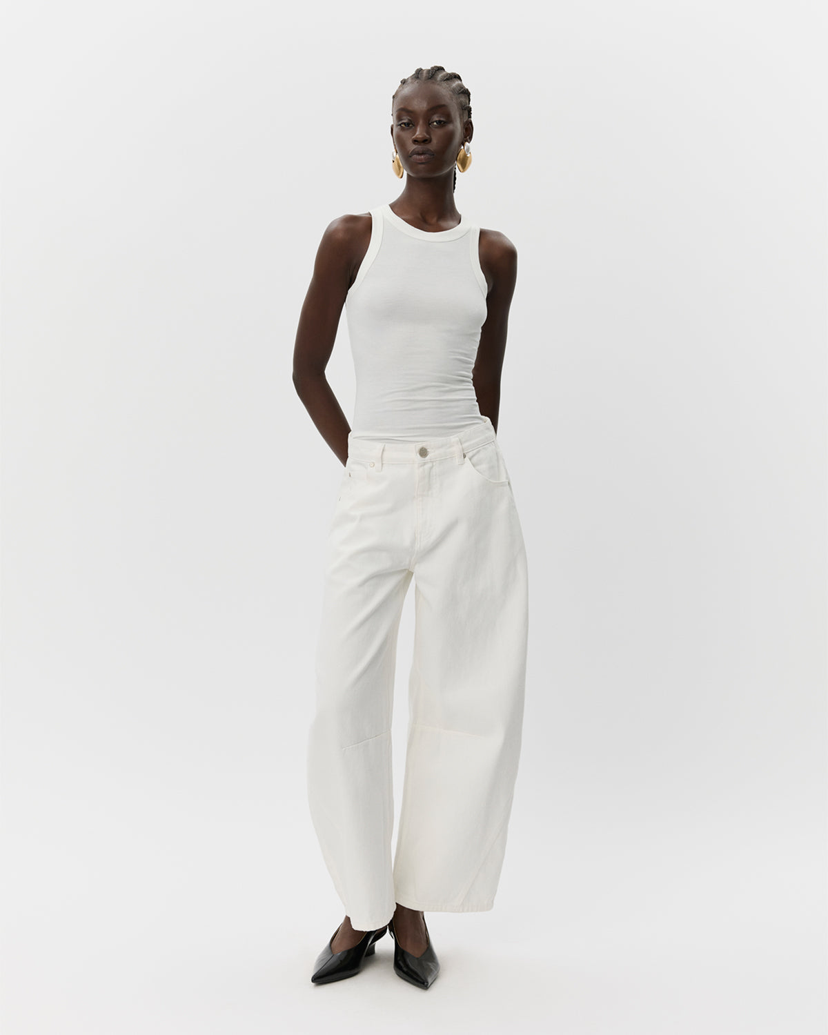 Sofie Schnoor WOMEN TOMARSW TROUSERS Jeans 0108 Off White