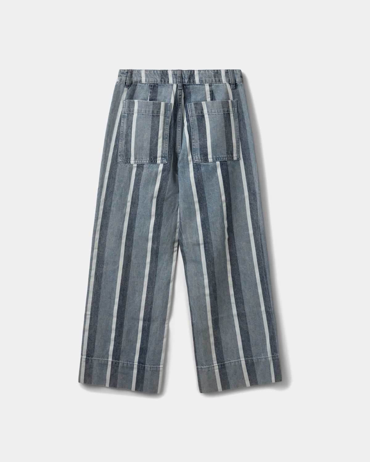 Sofie Schnoor WOMEN TOULOUSESW STRIPET CROPPED JEANS Jeans 5127 Blue&White Denim Stripe