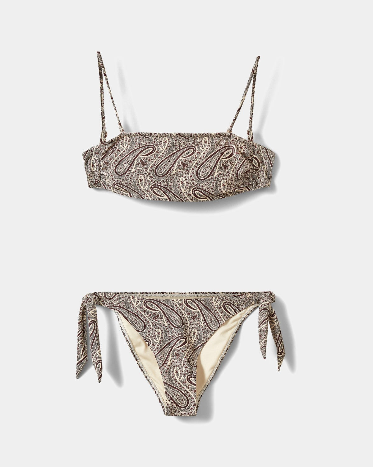 Sofie Schnoor WOMEN VAGASW PAISLEY PRINT BANDEAU BIKINI Bikini 4170 Bordeaux mix Paisley