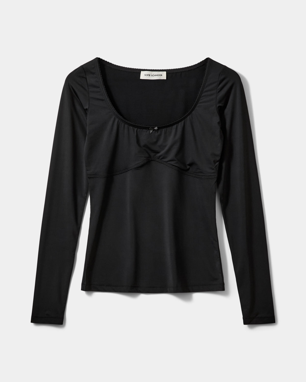 Sofie Schnoor WOMEN VICTORIASW LANGÆRMET T-SHIRT T-shirt lang ærmet 1000 Black