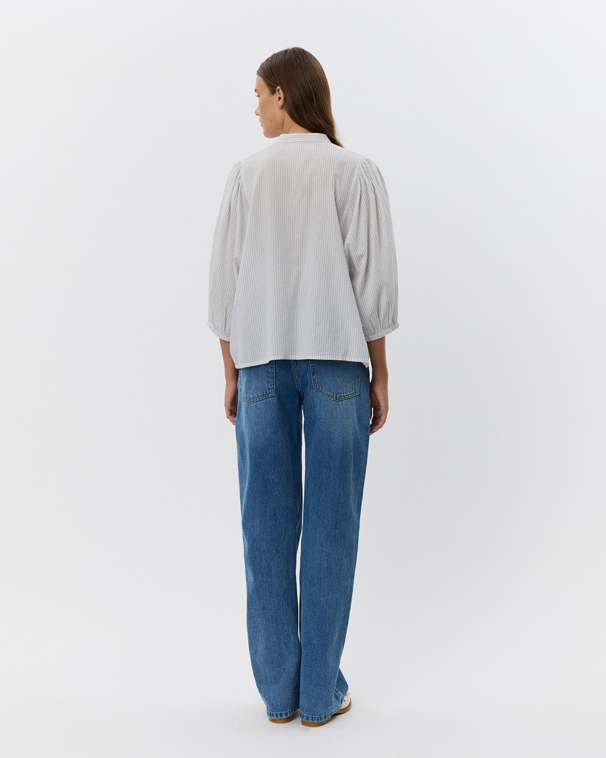 Sofie Schnoor WOMEN VILJASW SKJORTE Skjorte 0144 Off White - Navy