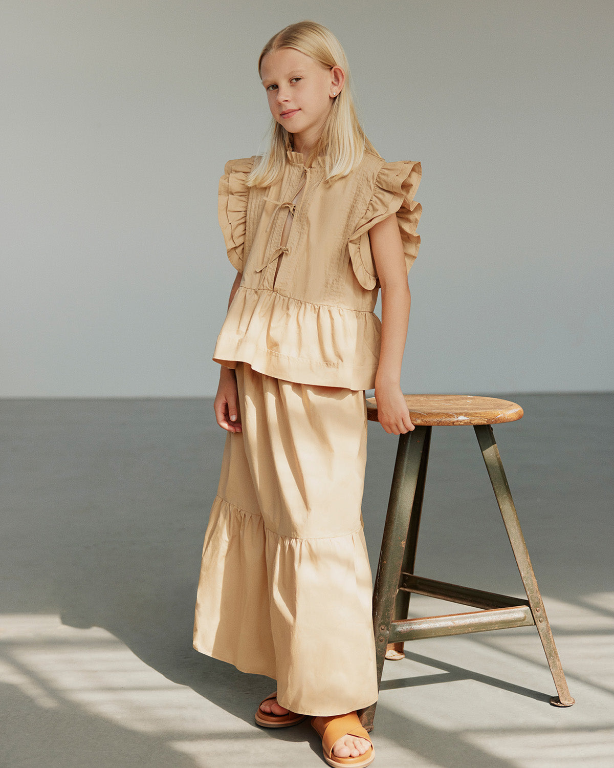 Sofie Schnoor YOUNG VIVISY NEDERDEL Nederdel 7012 Camel