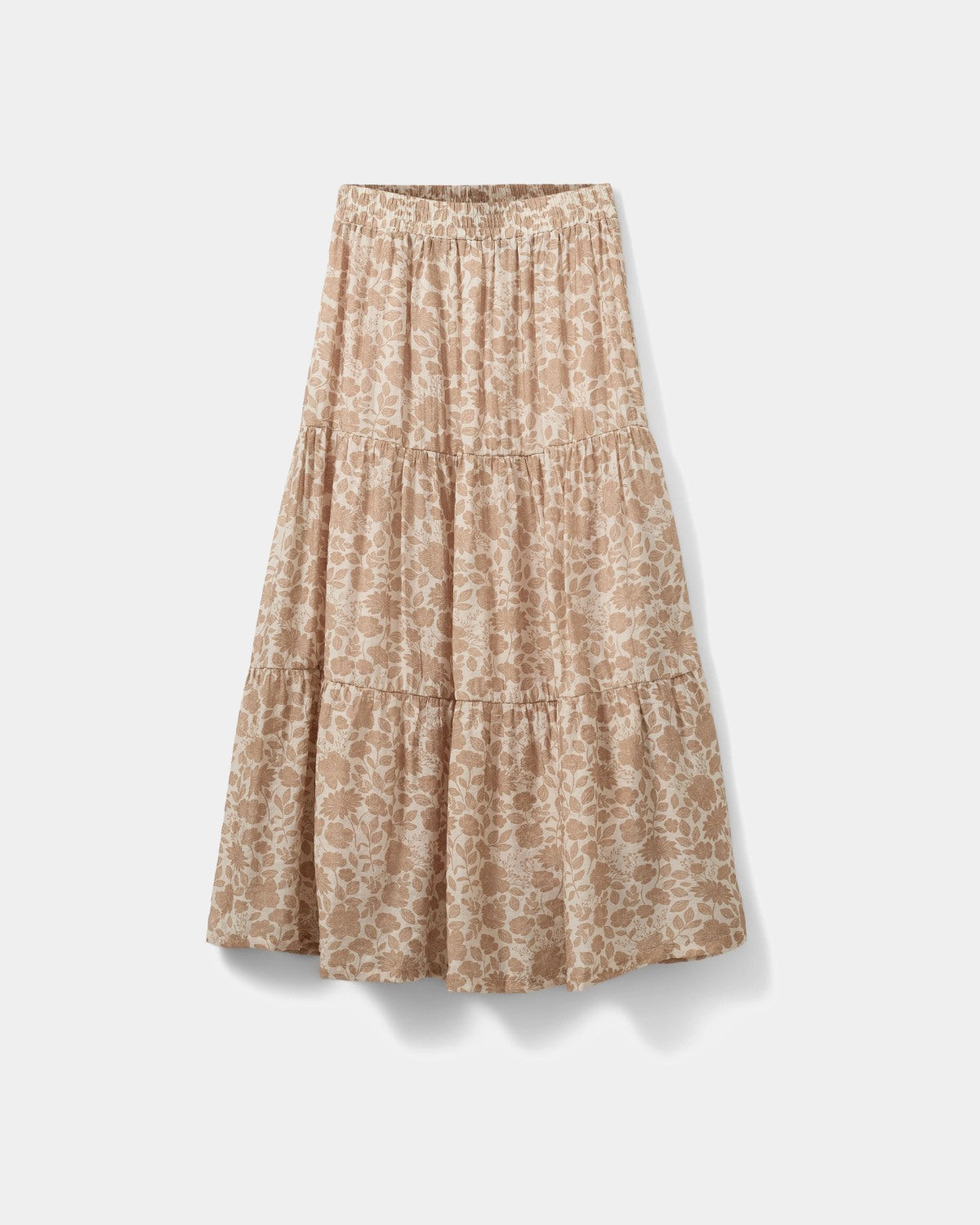 Sofie Schnoor YOUNG VIVISY NEDERDEL Nederdel 9135AOP Flower soft brown