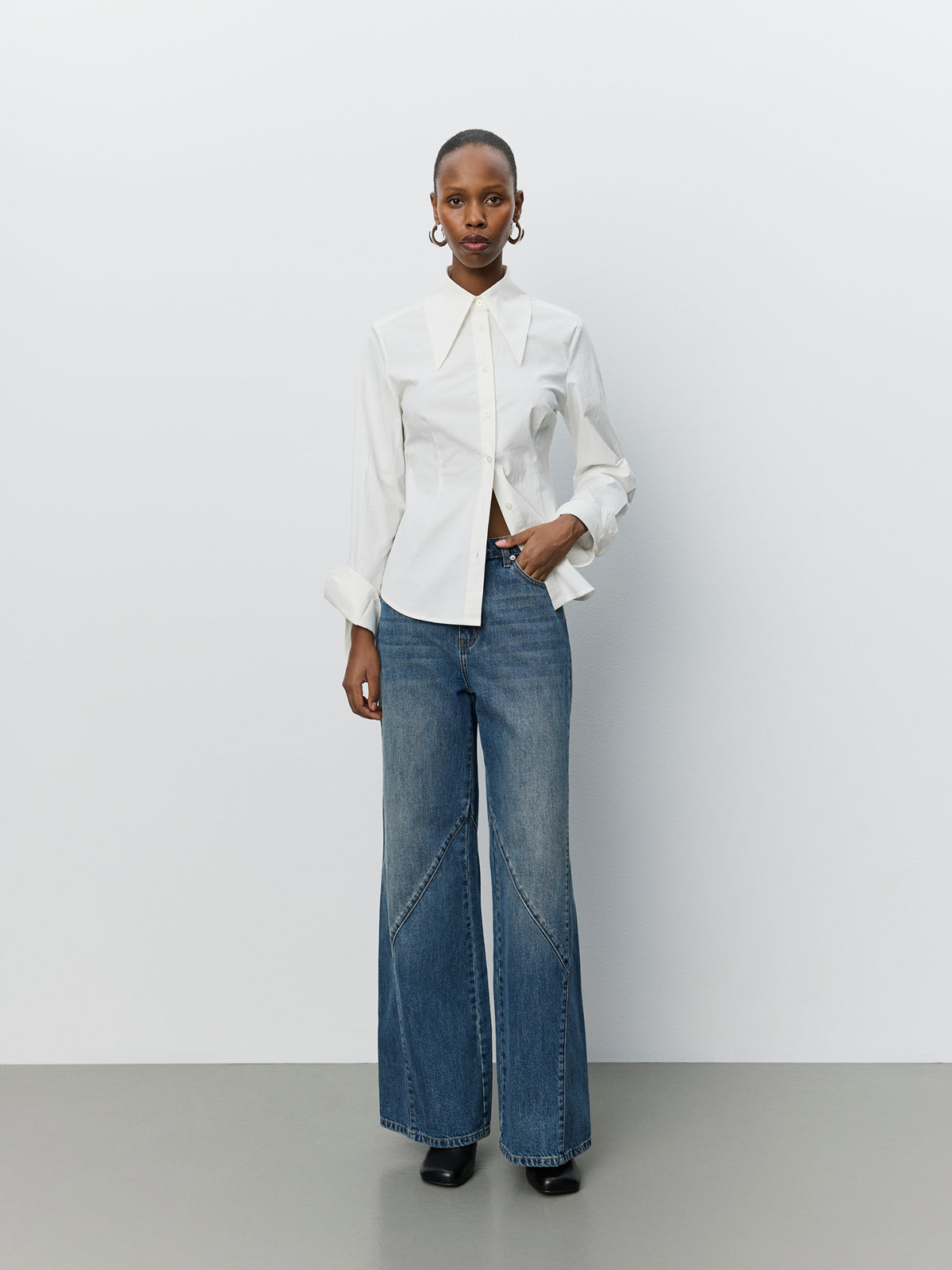 Sofie Schnoor WOMEN WILDISSW POPLIN SKJORTE Skjorte 0101 Off white