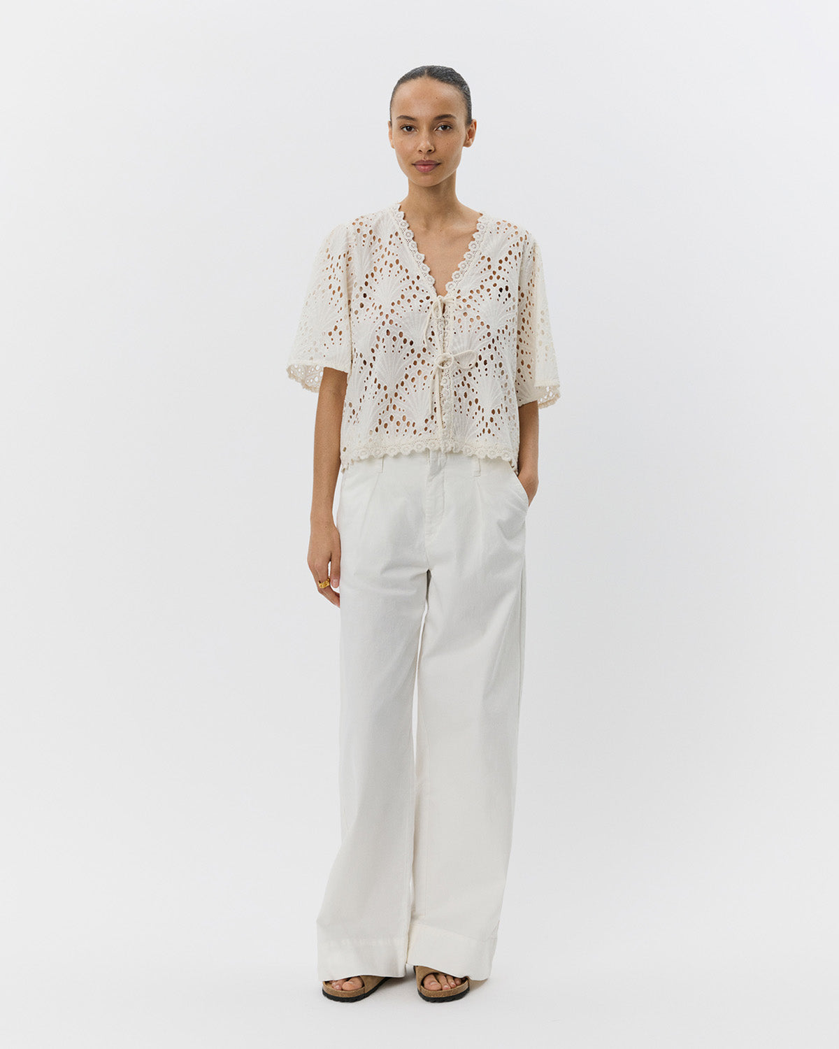 Sofie Schnoor WOMEN WILLIESW SKJORTE Skjorte 0153 Cream