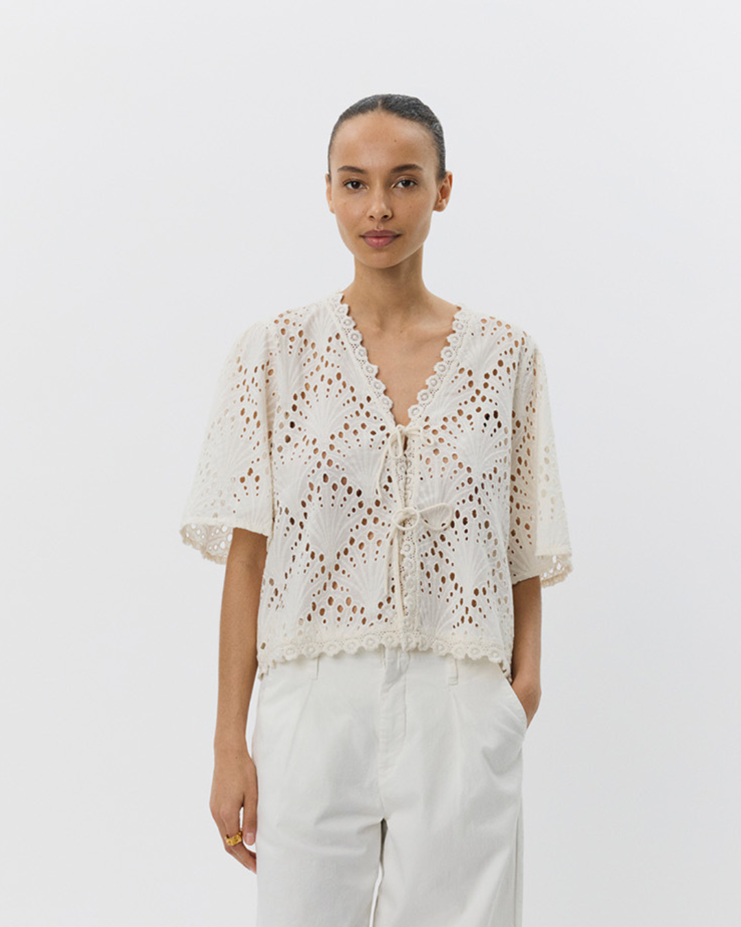 Sofie Schnoor WOMEN WILLIESW SKJORTE Skjorte 0153 Cream