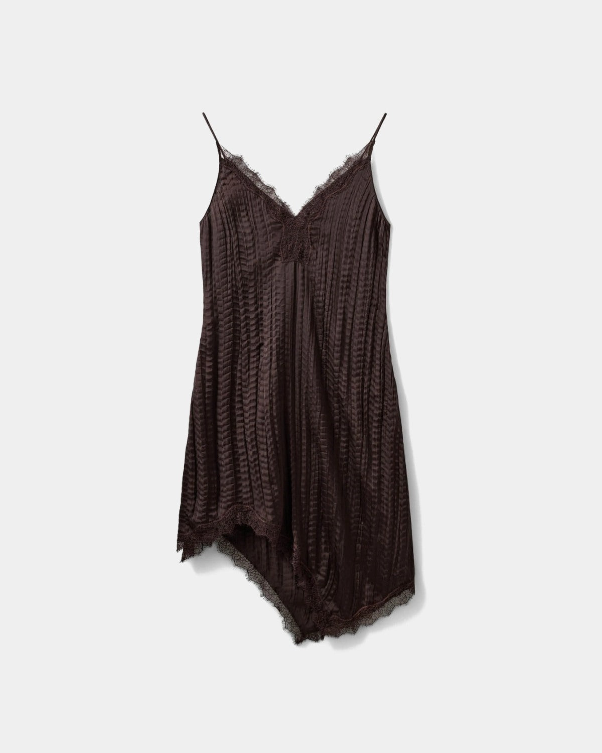 Sofie Schnoor WOMEN WINONASW ASYMMETRISK SLIP KJOLE Kjole 7025 Dark brown