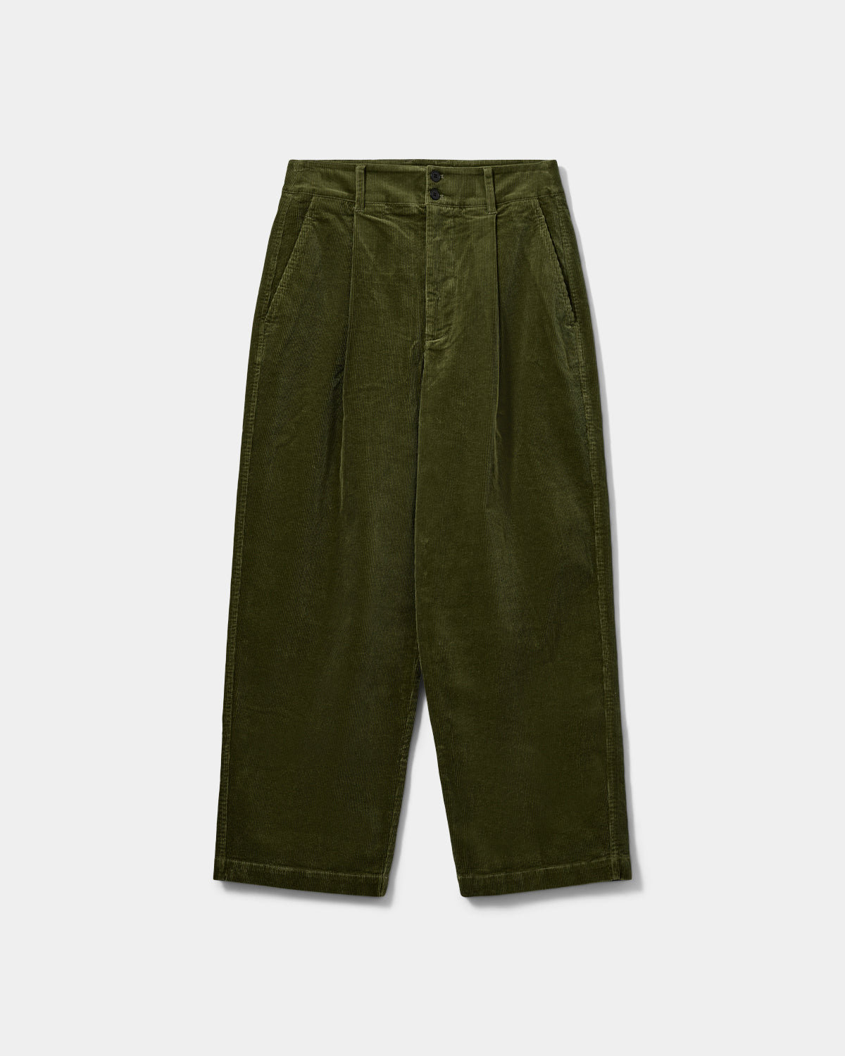 Sofie Schnoor WOMEN WORASW BAGGY FLØJLSBUKSER Buks 3030 Olive green