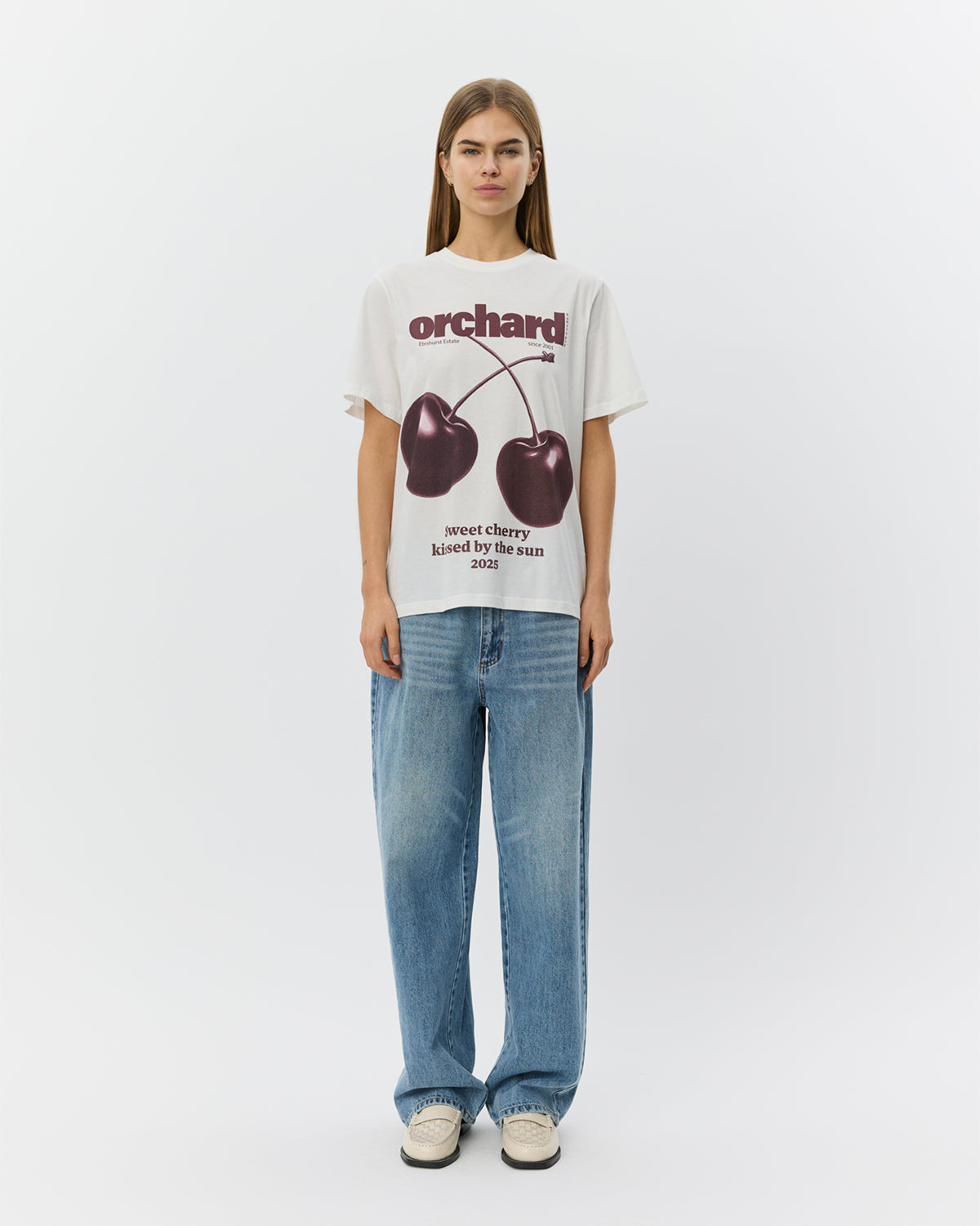 Sofie Schnoor WOMEN ZENASW PRINTET T-SHIRT T-shirt 0124 Snow white