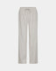 ABIGAILESW TROUSERS - Light Brown Striped