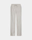 ABIGAILESW TROUSERS - Light Brown Striped