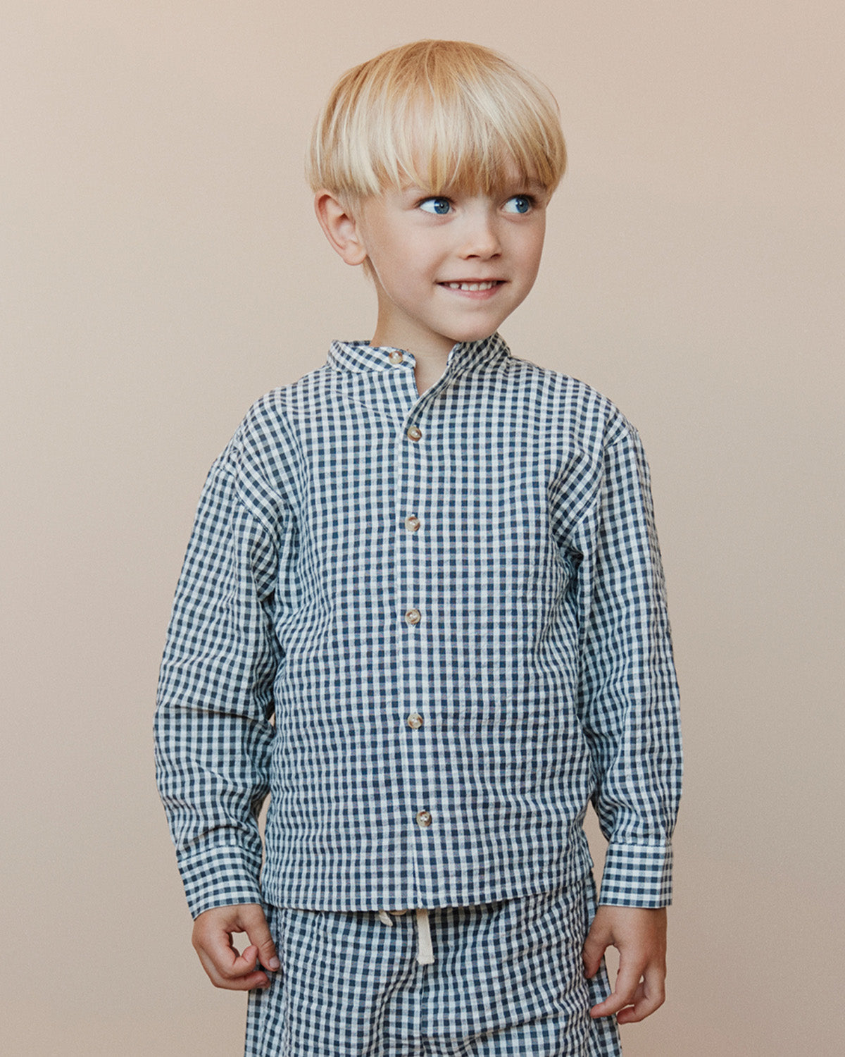 Sofie Schnoor KIDS ADRIANSK SHIRT Shirt 8040 Grey check