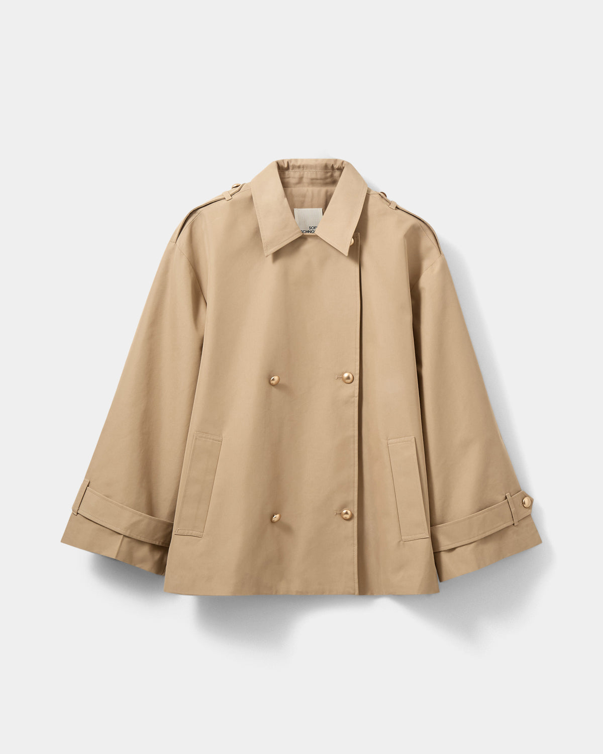 ADRIASW SHORT TRENCH COAT Jakke - 7012 Camel | Sofie Schnoor
