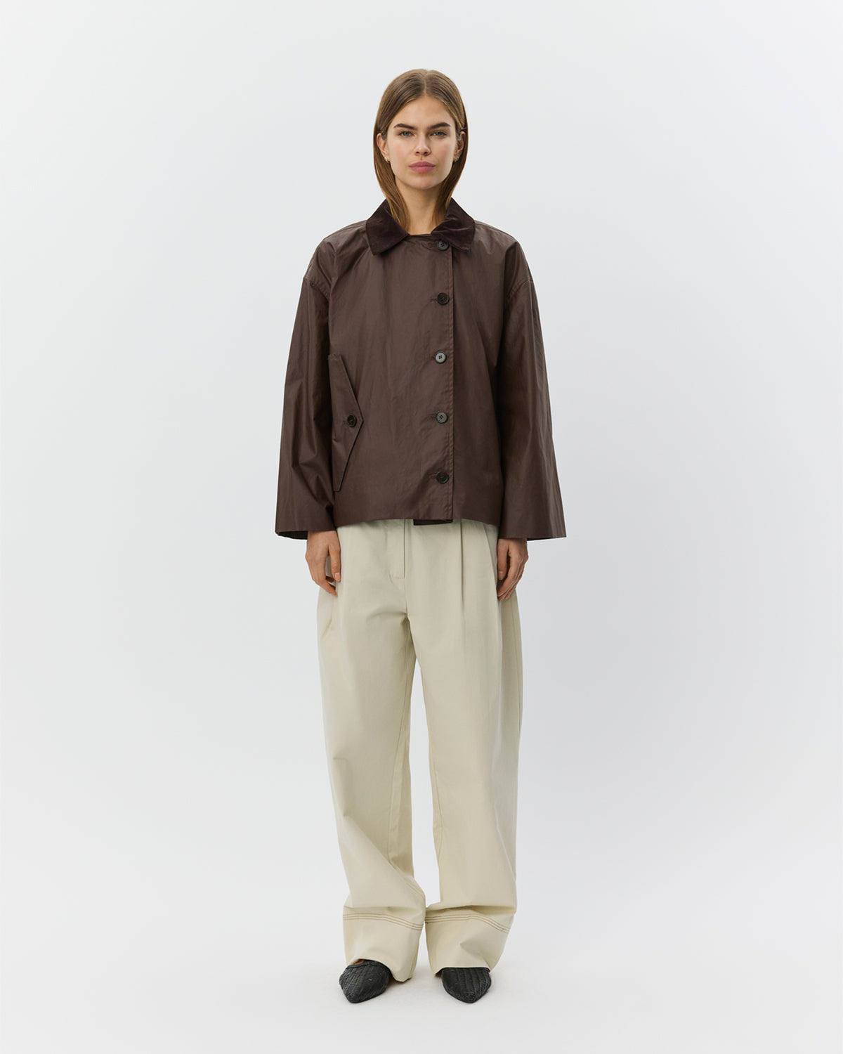 AGATHASW JACKET Jakke - 7025 Dark brown | Sofie Schnoor