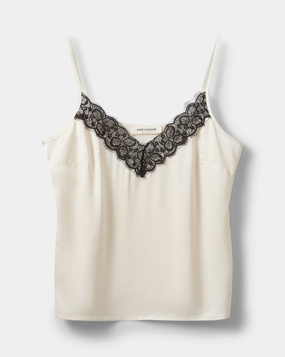 Sofie Schnoor WOMEN AGGIESW SLIP TOP Top 0159 Cream White