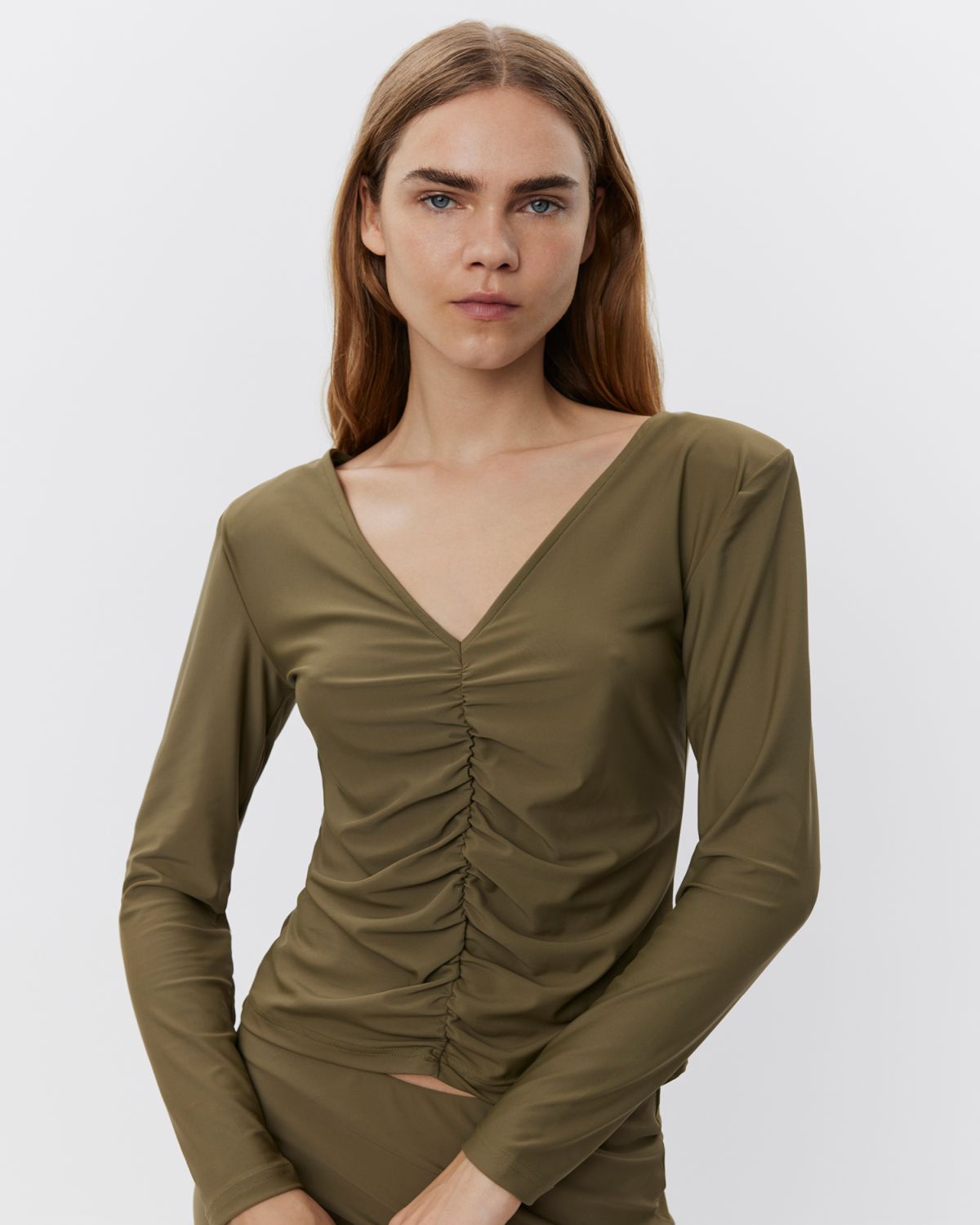 Sofie Schnoor WOMEN AIDASW BLOUSE Blouse 3097 Olive Leaf