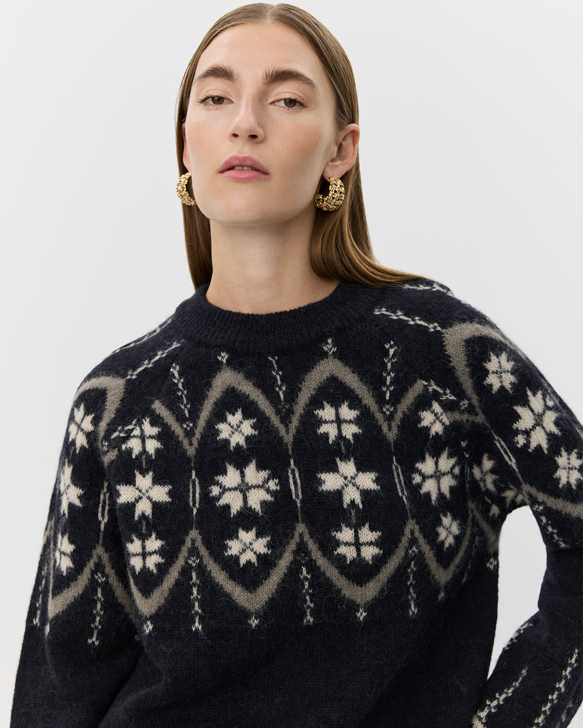 Sofie Schnoor WOMEN AINASW SWEATER Sweater 1004 Black mix