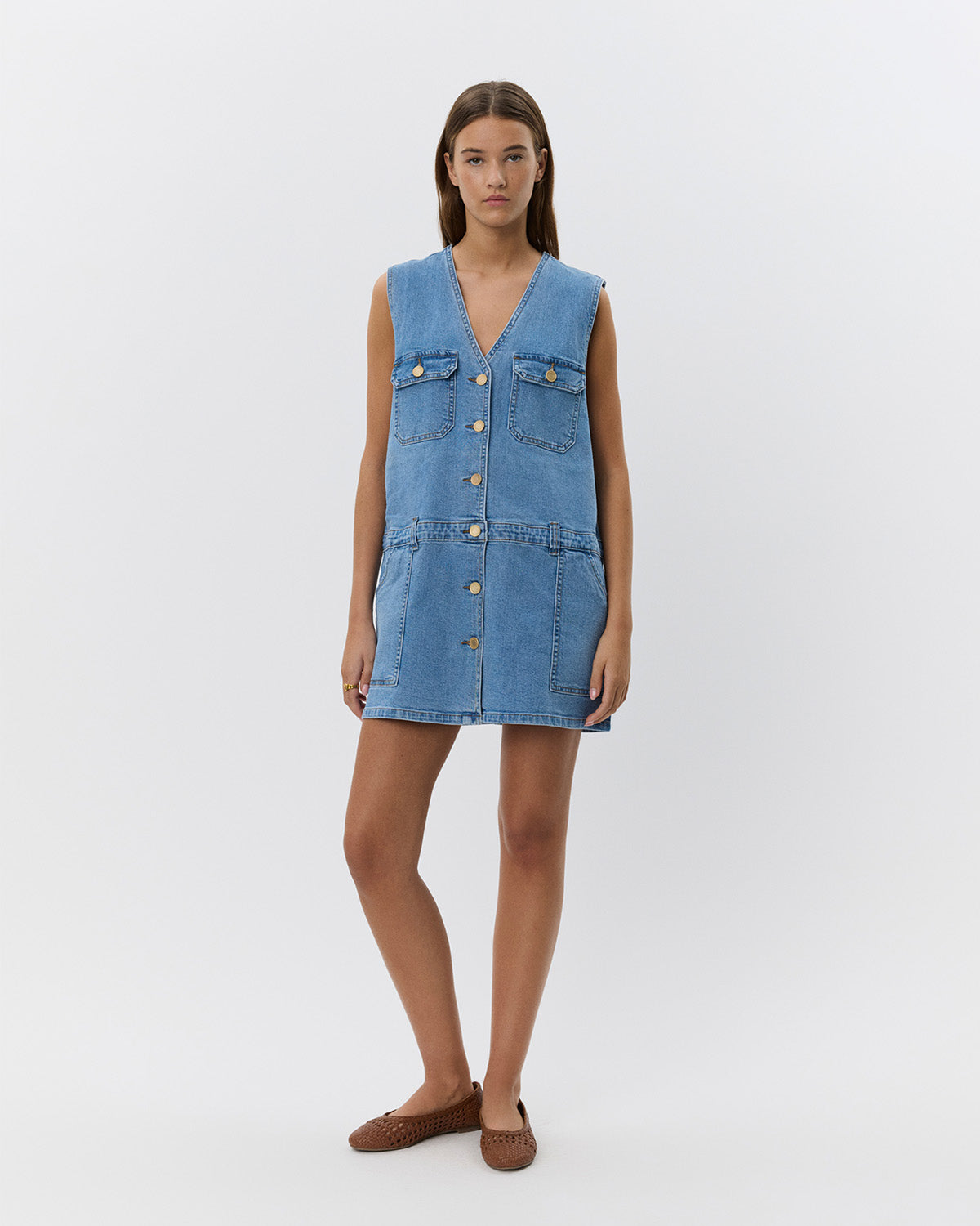 Sofie Schnoor WOMEN ALBERTINESW KJOLE Kjole 9106 Denim Blue