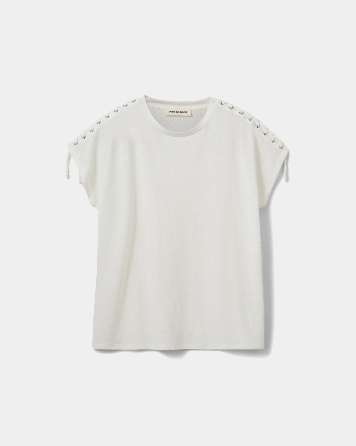 Sofie Schnoor WOMEN ALEIDSW HØR MIX T-SHIRT T-shirt 0101 Off white