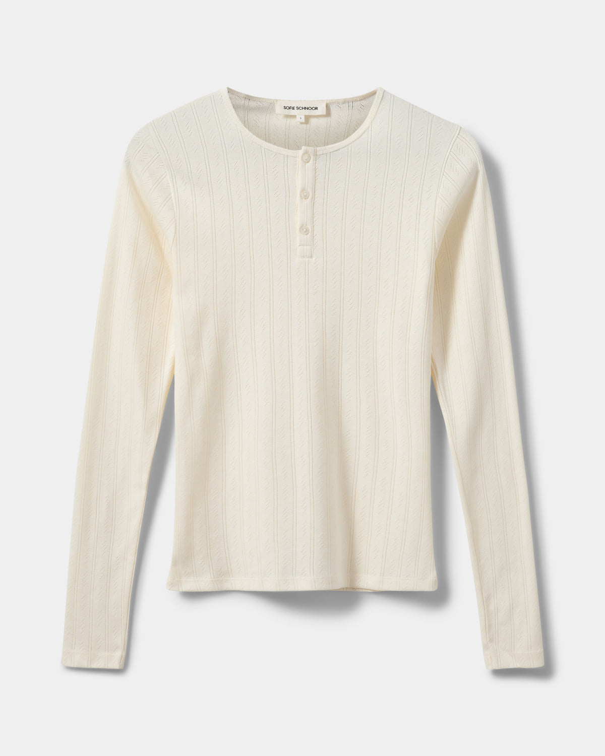 Sofie Schnoor WOMEN ALICIASW T-SHIRT LONG SLEEVE T-shirt Long Sleeve 0109 Off White