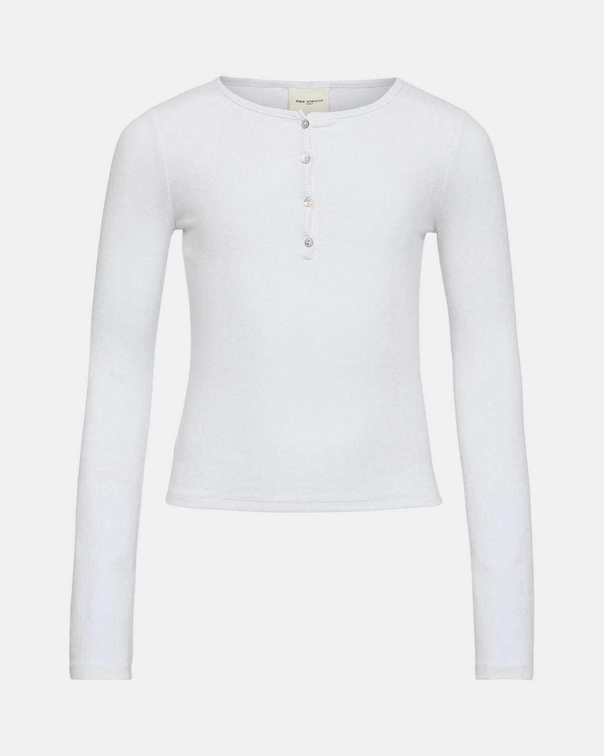 Sofie Schnoor YOUNG ALLICIASY T-SHIRT LONG SLEEVE T-shirt Long Sleeve 0132 Brilliant White