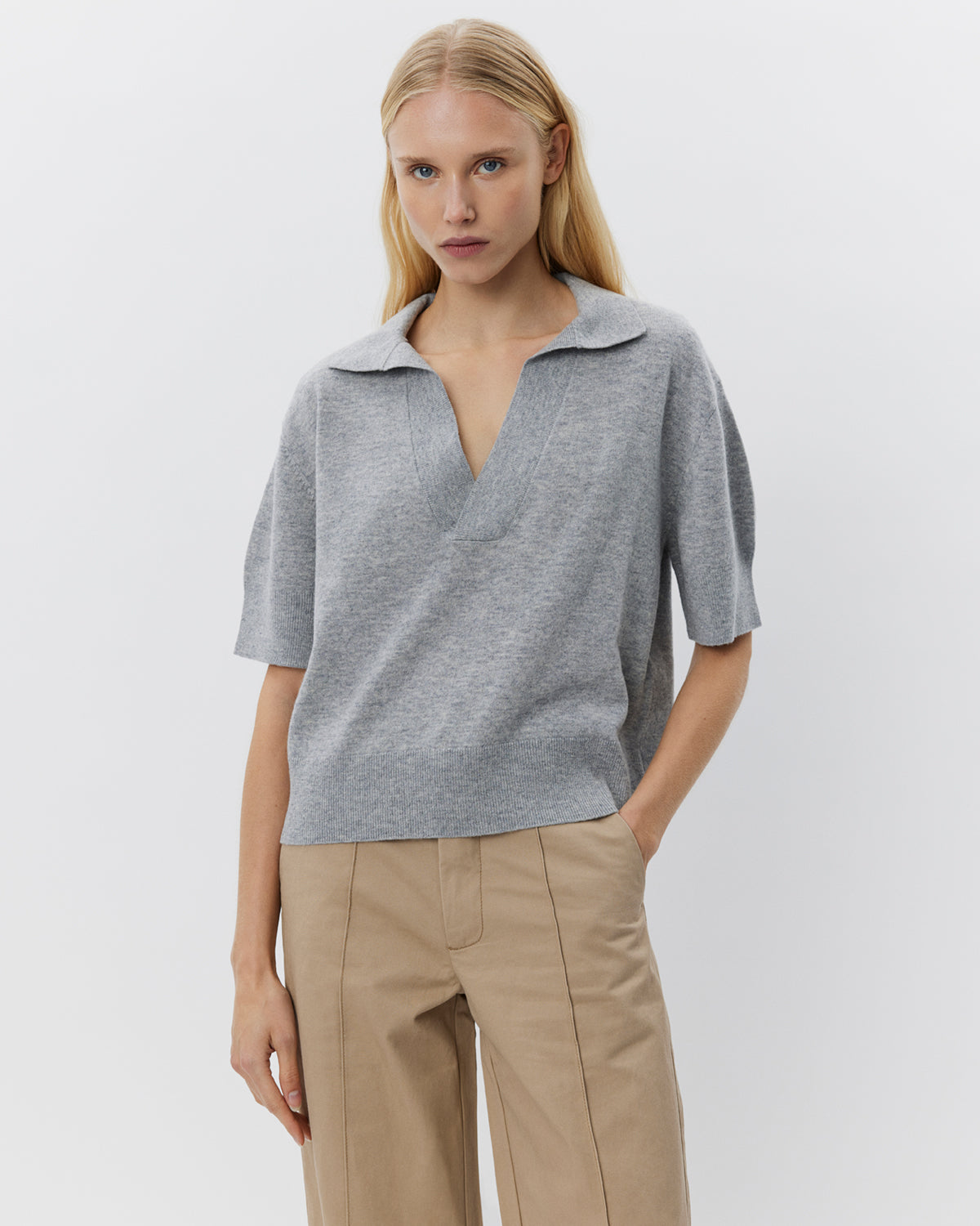 Sofie Schnoor WOMEN AMALYSW BLOUSE Blouse 8010 Grey melange